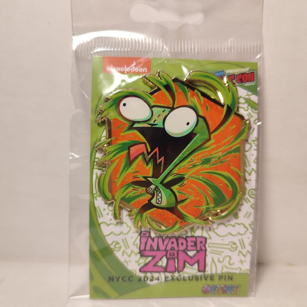 Invader Zim Gir Painterly Series Limited Edition Enamel Pin NYCC 2024 Exclusive